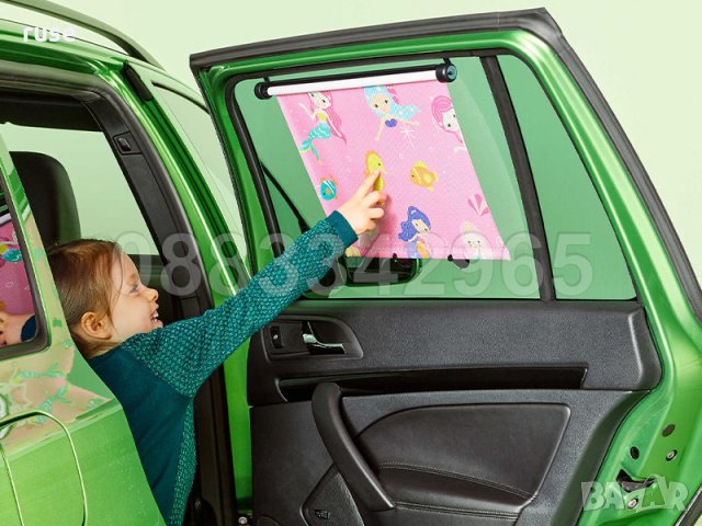 НОВИ! 2 броя слънцезащитни ролетни щори за автомобил 43х53см , снимка 11 - Аксесоари и консумативи - 33277381