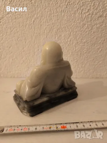 стара китайска скулптура на щастливия Буда., снимка 5 - Антикварни и старинни предмети - 48984401