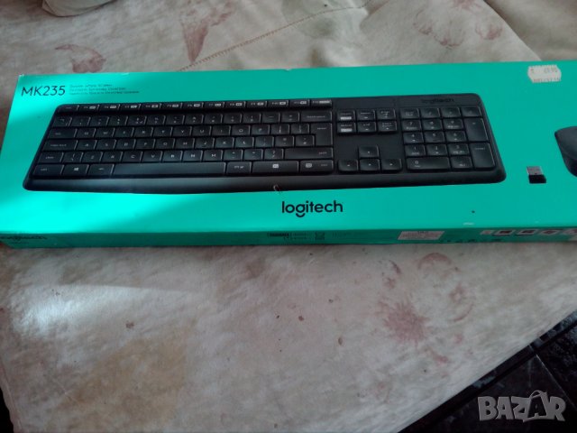 клавиатура и мишка, комплект, безжични Logitech, MK235 Combo, снимка 2 - Клавиатури и мишки - 43194713