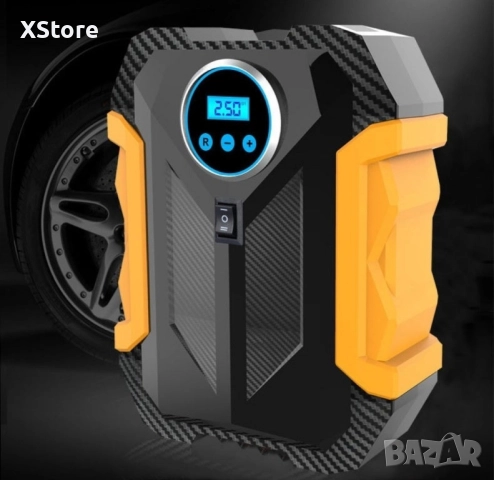 Автомобилна портативна въздушна помпа с безжичен цифров дисплей, снимка 7 - Аксесоари и консумативи - 52458594