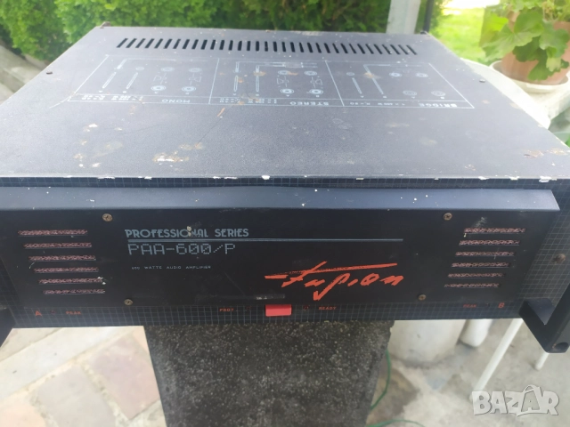 Работещ усилвател от Съветската епоха - Fusion PAA 600, снимка 2 - Ресийвъри, усилватели, смесителни пултове - 52134252