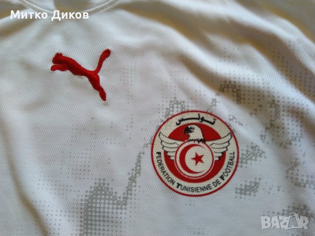 Тунис футболна тениска 2006-07 г Пума №5 Джазири размер реален ХЛ, снимка 2 - Футбол - 35235071