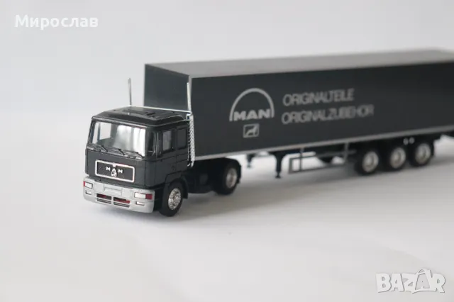 HERPA 1/87 H0 MAN КАМИОН МОДЕЛ ТИР ИГРАЧКА КОЛИЧКА, снимка 3 - Колекции - 49180856
