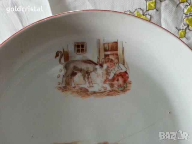 Стар български порцелан детски комплект , снимка 8 - Антикварни и старинни предмети - 40622023