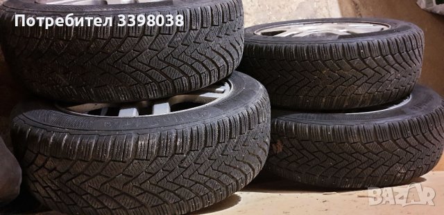 Зимни гуми с джанти 205 55 16 CONTINENTAL ContiWinterContact TS850, снимка 3 - Гуми и джанти - 43021218