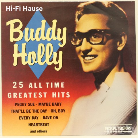 Buddy Holly 25 hits - Грамофонна плоча -LP 12”, снимка 1 - Грамофонни плочи - 38956768