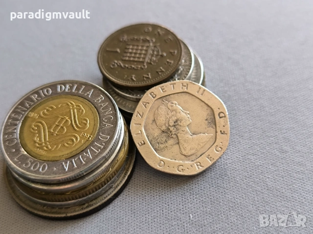 Монета - Великобритания - 20 пенса | 1982г., снимка 2 - Нумизматика и бонистика - 53058126