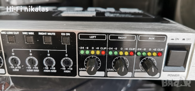 8 канален микрофонен миксер behringer ultrazone zmx8210, снимка 4 - Ресийвъри, усилватели, смесителни пултове - 44897037