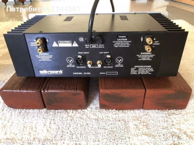 Audio Research D130 Power Amplifier high-end audio systems , снимка 3 - Ресийвъри, усилватели, смесителни пултове - 52509383