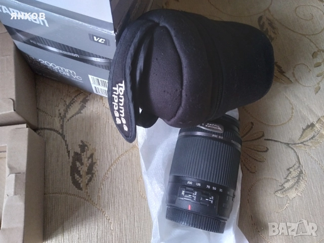 Предлагам нов фото обектив Tamron 18-200mm. за Canon., снимка 6 - Обективи и филтри - 51857283