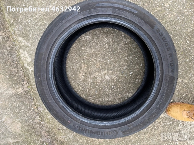 Continental 235/45/18 V DOT 2022 3бр., снимка 3 - Гуми и джанти - 53223545