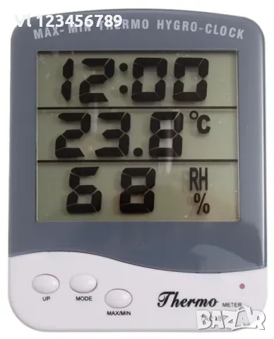 ТЕРМОМЕТЪР/ ХИДРОМЕР,ВЛАГОМЕР – ВЪНШНА-ВЪТРЕШНА температура TA 218A, снимка 1