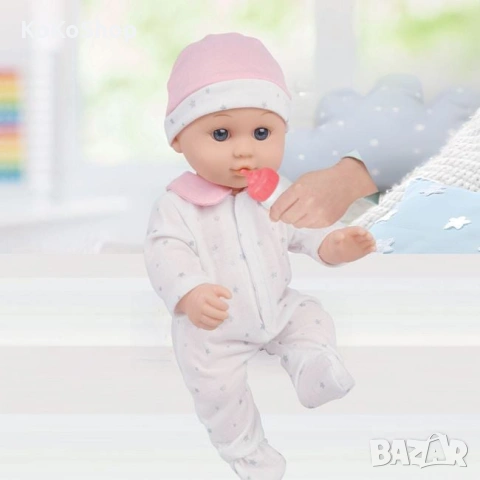 Кукла бебе с "кенгуру" и аксесоари за разходка, снимка 5 - Кукли - 53055346
