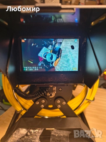 4,3-инчова камера 30м за инспекция на канализационни тръби, 22 мм индустриален ендоскоп за оттичане , снимка 4 - Други инструменти - 53392005