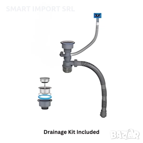 Многофункционална мивка Smart Heater, 75х46 см, изтеглящ се душ, снимка 5 - Мивки - 51995244