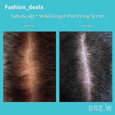 Нов Fable & Mane Почистващ скраб за скалпа с див джинджифил Лечение скалп коса, снимка 6 - Продукти за коса - 42969952