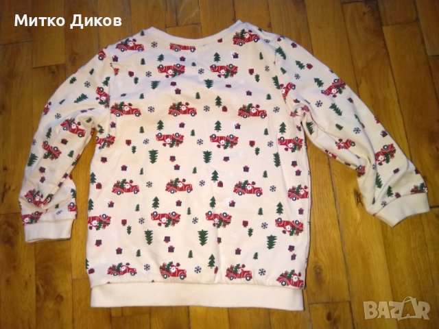 Детска блуза дълъг ръкав 98см 2-3г отлична Дядо Мраз, снимка 4 - Детски Блузи и туники - 43780137