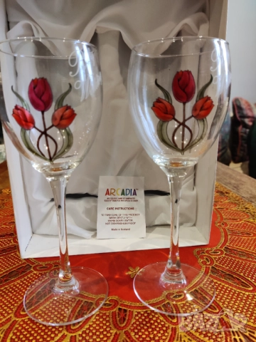 Чаши за вино , снимка 2 - Чаши - 52921816