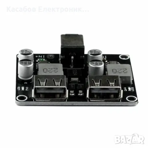 XFW-KC42-2 Модул за бързо зареждане на телефон 2xUSB Quick Charge порта QC3.0 6V-32V 24W, снимка 4 - Друга електроника - 47913634