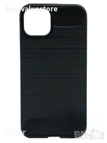 Удароустойчив Калъф За Айфон 13 Черен / Iphone 13 Carbon Case Black