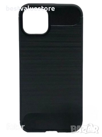 Удароустойчив Калъф За Айфон 13 Черен / Iphone 13 Carbon Case Black, снимка 1 - Калъфи, кейсове - 44111346