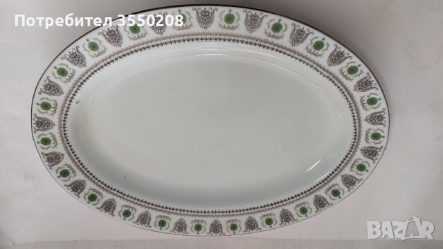 Порцеланови  чинии, елипсовидни, снимка 7 - Чинии - 44079013