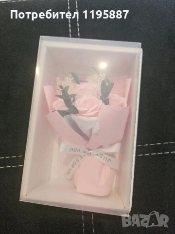 Букет сапунени рози , снимка 2 - Подаръци за жени - 51835652