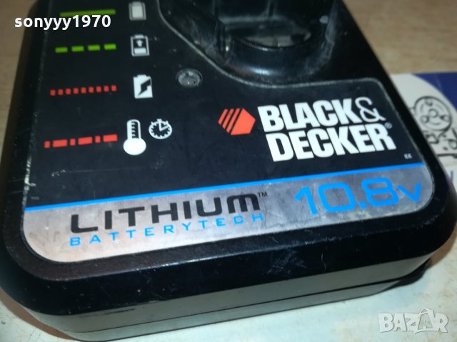 black & decker 10,8v lithium charger 0606211850, снимка 5 - Други инструменти - 33124489