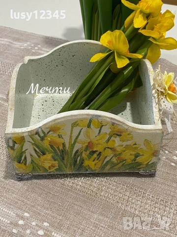 Панерче със слънчеви нарциси!, снимка 8 - Декорация за дома - 53399609