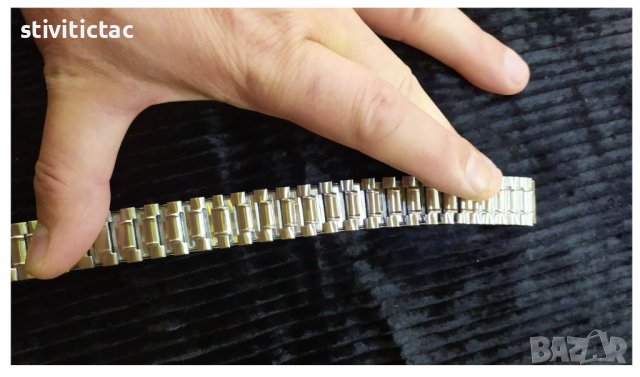 КАИШКА ЧАСОВНИК ЛУКСОЗНА 100 % СТОМАНА ПРОЖИНА - НОВО -  БЕЗПЛАТНА ДОСТАВКА., снимка 3 - Каишки за часовници - 38475802