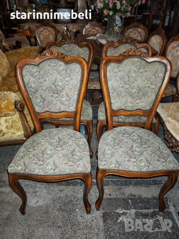 Антикварни столове 4бр, снимка 3 - Столове - 52917203