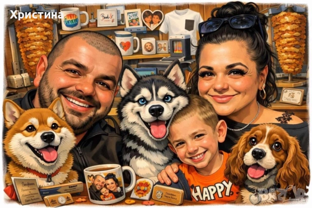 Каликатури, снимка 2 - Ръчно изработени сувенири - 53569276