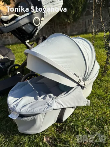 Бебешка количка STOKKE Xplory v6 limited edition - Tranquil Blue, снимка 5 - Детски колички - 48512818