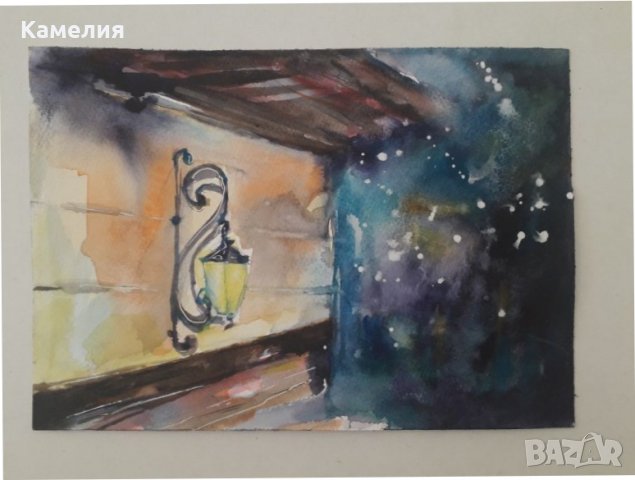 Картина: "Светлина в нощта", снимка 1