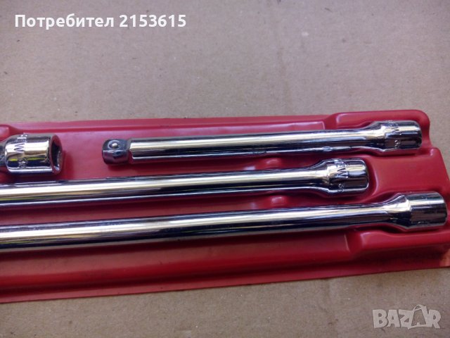 Mac Tools  5 броя 1/4 КАЧЕСТВЕНИ удължения накрайници, снимка 6 - Други инструменти - 43602416