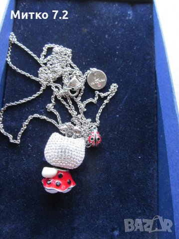 Колие Swarovski Crystal Hello Kitty, снимка 6 - Колиета, медальони, синджири - 27754476