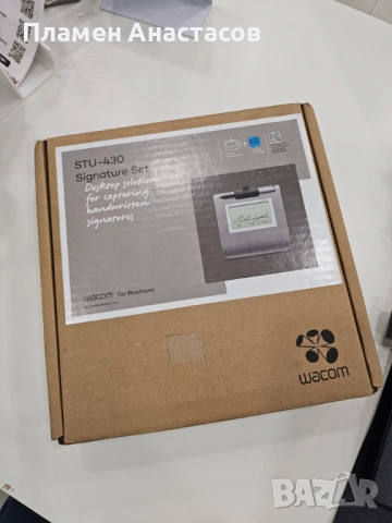 Wacom STU-430 – професионален таблет за електронен подпис (Signature Pad), снимка 6 - Друга електроника - 53301114