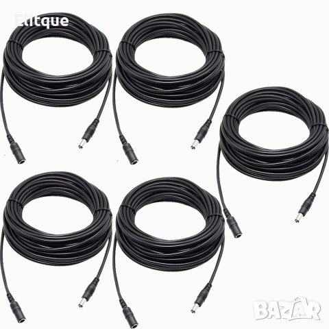 5бр. Удължителен кабел за камери - 5м