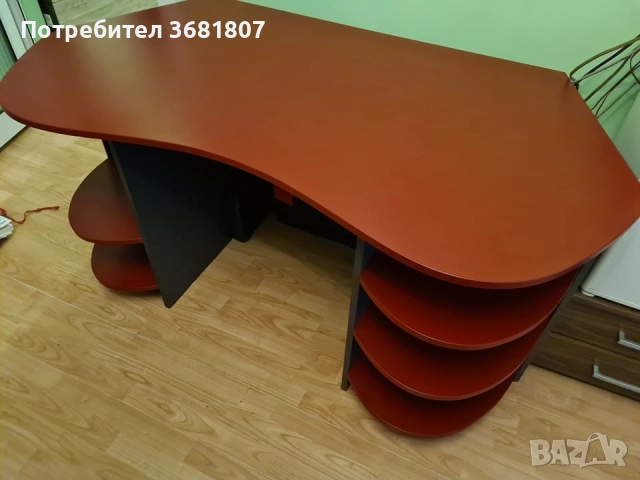 Продавам бюро правено по поръчка, снимка 4 - Бюра - 52470096