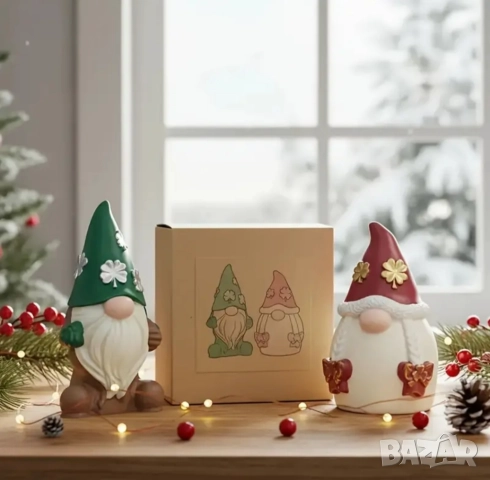 Силиконови молдове 2 броя комплект гном момче и момиче , снимка 4 - Форми - 52529802