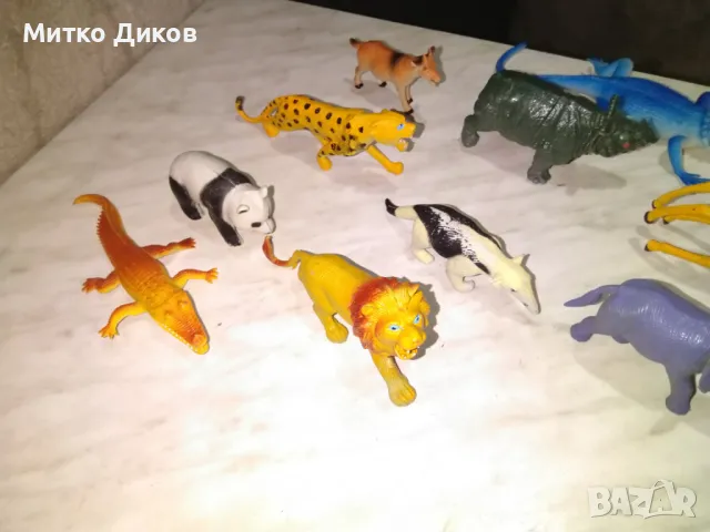 Сет животни пластмасови нови от джунглата 10броя, снимка 4 - Фигурки - 49625024