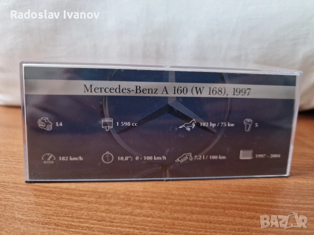 Mercedes A 160 1997 1:43, снимка 4 - Колекции - 53511616