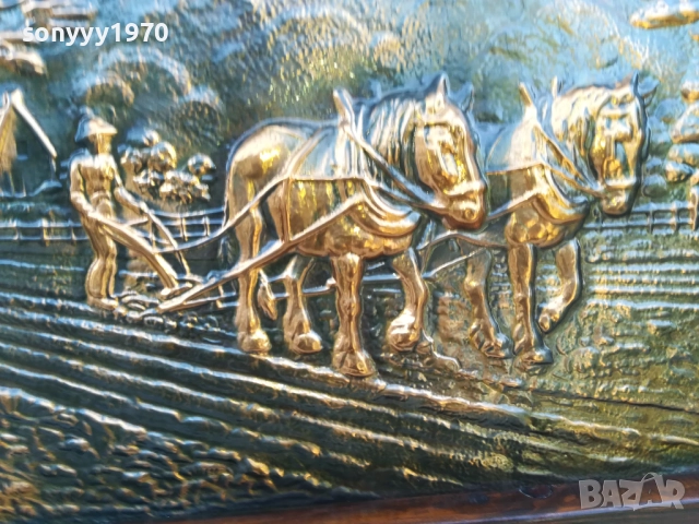 красива картина мед/дърво 1710251534, снимка 3 - Картини - 52088589