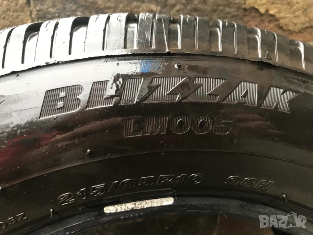 Продавам 4 бр BRIDGESTONE Blizzak LM005, 215/65 R16 98H, снимка 3 - Гуми и джанти - 52585755