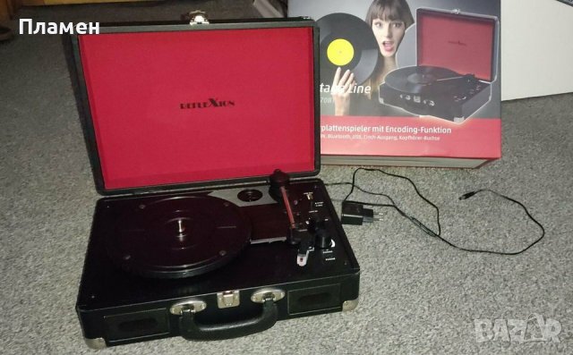 Ретро Грамофон с плочи Reflexion hif 1970 bt USB, 3,5 mm AUX-IN, BLUETOOTH, 2х24 W Размери (Ш / В / , снимка 3 - Грамофони - 38563504