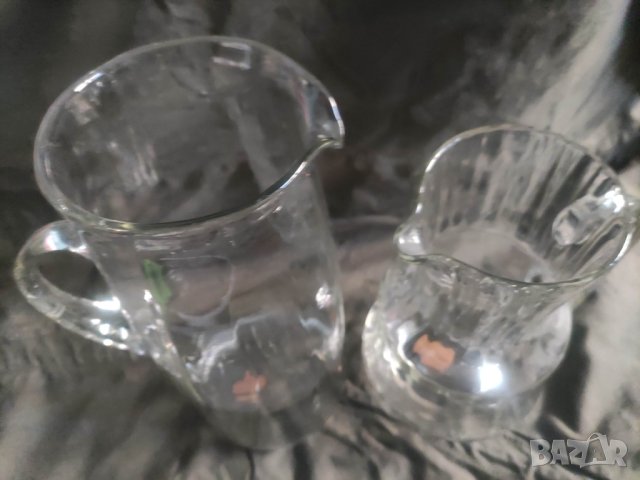 Продавам две стъклени кани за вино от соца , снимка 4 - Форми - 43758873