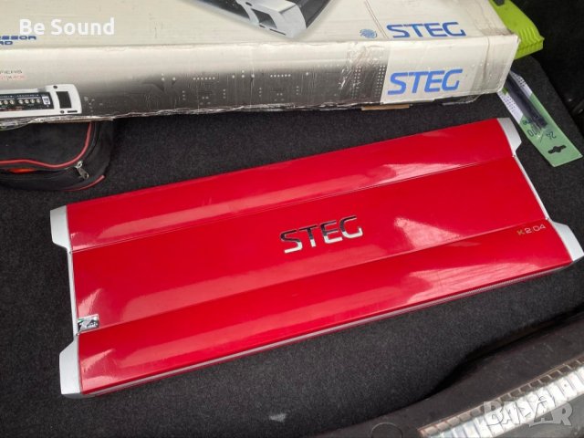 SPL Усилвател Състезателен клас АБ STEG K2.04 Red series ♥ , снимка 1 - Ресийвъри, усилватели, смесителни пултове - 43824262