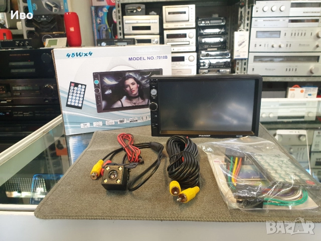 НОВА Мултимедия за кола Авто аудио плеър. Има радио, usb, bluetooth, сд карта и вход за задна камера, снимка 12 - Аксесоари и консумативи - 52006556
