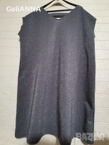 СТРАХОТНА СРЕБРИСТА РОКЛЯ/ТУНИКА 3XL, снимка 2 - Туники - 49858916