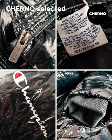 Пухено яке CHAMPION High Shine Puffer Jacket – Размер XL – Ново без етикети, снимка 13 - Якета - 53114199